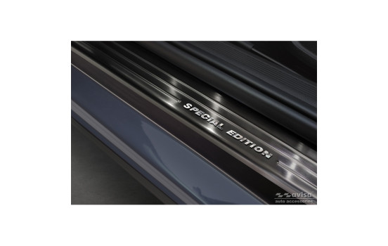 Black stainless steel Door sills suitable for Volkswagen VI Polo 2017- - 'Special Edition' - 4-piece, Image 2