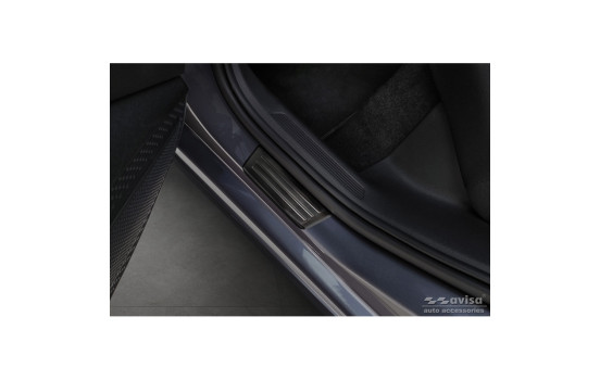 Black stainless steel Door sills suitable for Volkswagen VI Polo 2017- - 'Special Edition' - 4-piece, Image 4