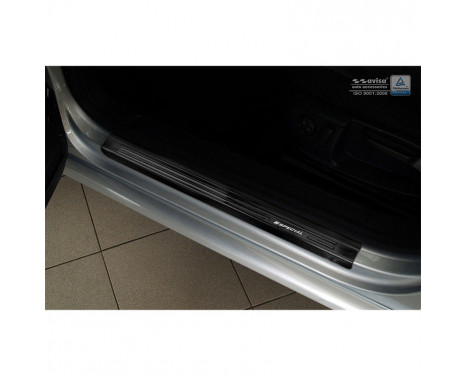 Black stainless steel door sills Volkswagen Passat 3C 2005-2014 - 'Special Edition' - 4-piece