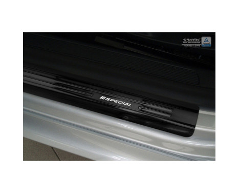 Black stainless steel door sills Volkswagen Passat 3C 2005-2014 - 'Special Edition' - 4-piece, Image 3