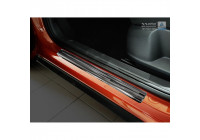 Black stainless steel door sills Volkswagen T-Roc 2017- - 'Sportline' - 4-piece