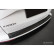 Black Stainless Steel Rear Bumper Protector suitable for Skoda Karoq Facelift 2022- 'Ribs'