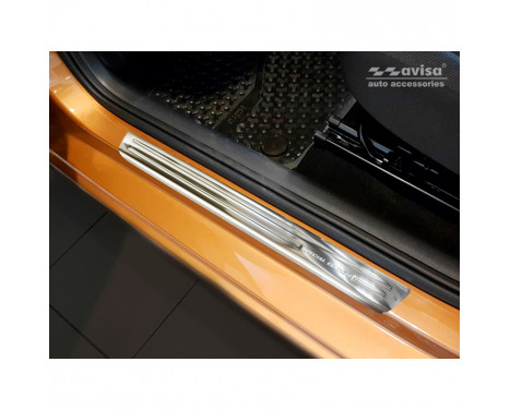 Silver stainless steel door sills Volkswagen Up! 2011- - 'Special Edition' - 4 parts