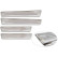 Stainless Steel Door Sill Moldings Fits Ford Tourneo Courier II 2023- 'Lines' - 4-Piece, Thumbnail 5