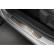 Stainless steel door sill moldings suitable for Citroën C4 III 2020- & C4 X 2022- 'Lines' - 4-piece, Thumbnail 2