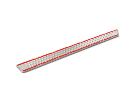 Stainless steel door sill moldings suitable for Opel Corsa F HB incl. e-Corsa 2019-2023 & FL 2023- 'Lines' -, Image 5