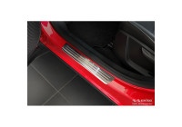 Stainless steel door sill moldings suitable for Renault Arkana 2020- 'Lines' - 4-piece