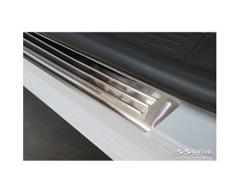 Stainless steel door sill moldings suitable for Renault Kangoo III & Nissan Townstar & Mercedes Citan 2021- - &#, Image 2