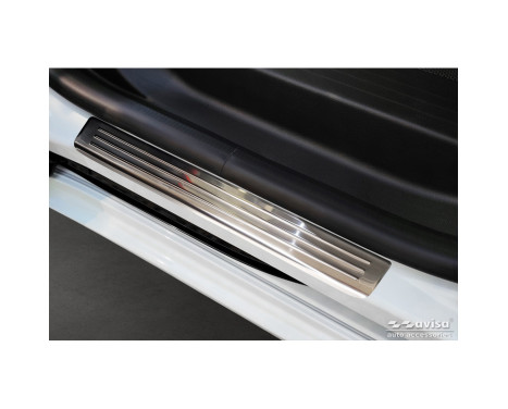 Stainless steel door sill moldings suitable for Renault Kangoo III & Nissan Townstar & Mercedes Citan 2021- - &#, Image 3