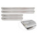 Stainless steel door sill moldings suitable for Skoda Kodiaq II (PS7) 2024- 'Lines' - 4-piece, Thumbnail 5