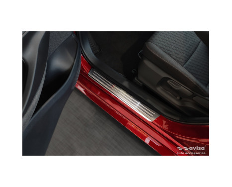 Stainless Steel Door Sill Moldings suitable for Toyota Yaris IV HB 2020-2024 & FL 2024- / Yaris Cross 2021- 'Lin