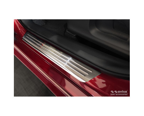 Stainless Steel Door Sill Moldings suitable for Toyota Yaris IV HB 2020-2024 & FL 2024- / Yaris Cross 2021- 'Lin, Image 2