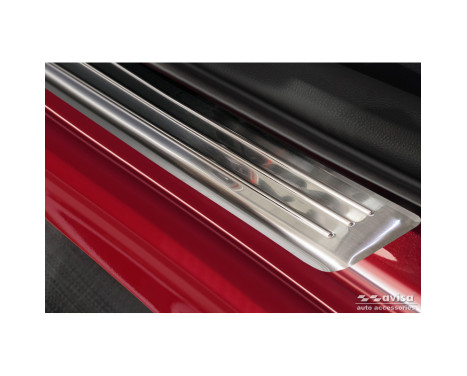 Stainless Steel Door Sill Moldings suitable for Toyota Yaris IV HB 2020-2024 & FL 2024- / Yaris Cross 2021- 'Lin, Image 3