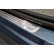 Stainless steel door sill moldings suitable for Volvo XC60 II 2017-2021 & FL 2021- incl. R-Design - 'Lines' , Thumbnail 3