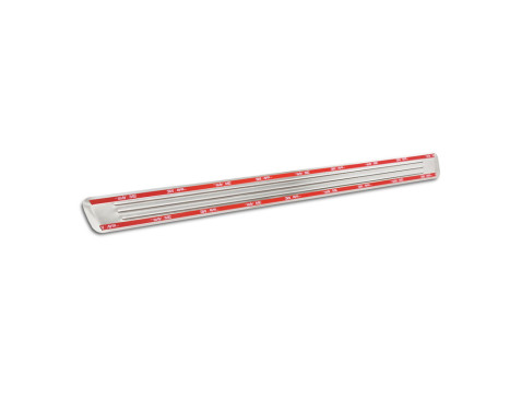 Stainless steel door sill moldings suitable for Volvo XC60 II 2017-2021 & FL 2021- incl. R-Design - 'Lines' , Image 6