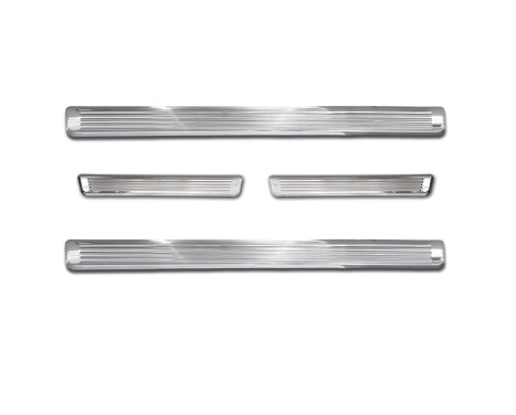 Stainless steel door sill suitable for BMW X7 G07 2019- 'Lines' - 4-piece, Image 5