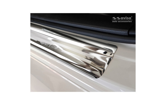 Stainless steel door sill suitable for Honda Civic X HB 5-door 2017- 'Sportline' - 4-piece, Image 4