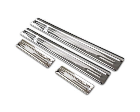 Stainless steel door sill suitable for Honda Civic X HB 5-door 2017- 'Sportline' - 4-piece, Image 5