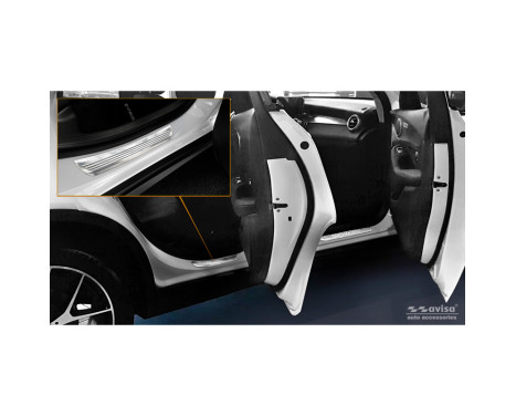 Stainless steel door sill suitable for MercedesÂ GLC/GLC CoupeÂ 2015-2019 & FL 2019- 2-piece, Image 3