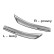 Stainless steel door sill suitable for MercedesÂ GLC/GLC CoupeÂ 2015-2019 & FL 2019- 2-piece, Thumbnail 5