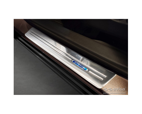 Stainless steel door sill suitable for Mitsubishi Eclipse Cross PHEV 2021- 'Hybrid' - 4-piece, Image 2