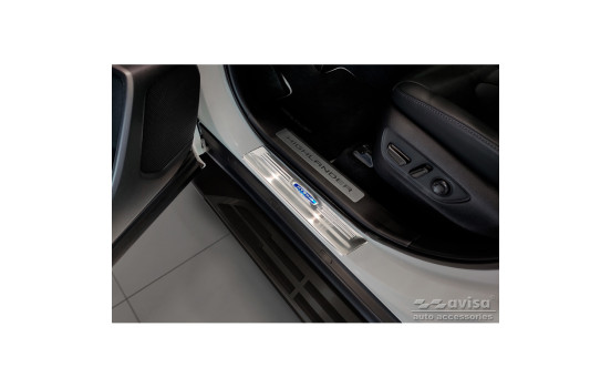 Stainless steel door sill suitable for Toyota Highlander XU70 2020- 'Hybrid' - 4-piece
