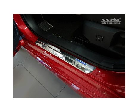 Stainless Steel Door Sill Toyota Corolla XII Sedan/Hatchback/Touring Sports 'Hybrid' 2018- 4-piece
