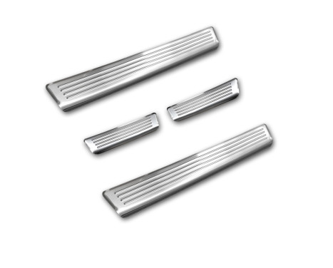 Stainless steel door sills suitable for BMW X6 (G06) 2019- 'Lines' - 4-piece, Image 5