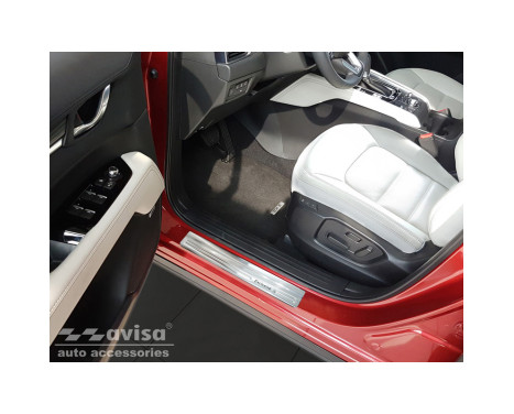 Stainless steel door sills suitable for Mazda CX-5 II 2017- 'Exclusive' - 4-piece