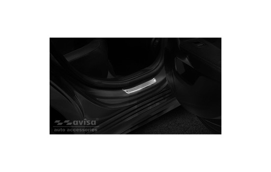 Stainless steel door sills suitable for Mercedes A-Class W177 HB/Sedan 2018- 2-piece (rear doors), Image 2