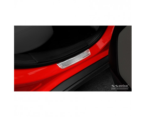 Stainless steel door sills suitable for Mercedes GLA (X156) 2013-2017 & FL 2017- 2-piece (rear doors)