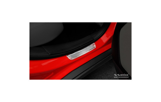Stainless steel door sills suitable for Mercedes GLA (X156) 2013-2017 & FL 2017- 2-piece (rear doors)