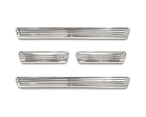 Stainless steel door sills suitable for Skoda Octavia IV Kombi 2020- 'Lines' - 4-piece, Image 5