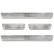 Stainless steel door sills suitable for Skoda Octavia IV Kombi 2020- 'Lines' - 4-piece, Thumbnail 5