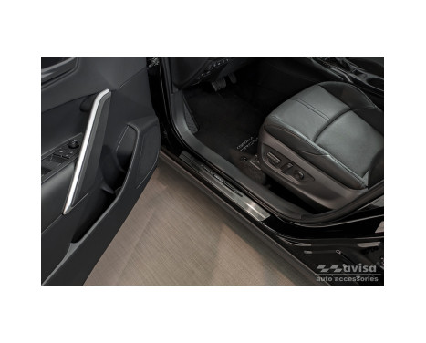 Stainless steel door sills suitable for Toyota Corolla Cross 2020 - 'Cross' 4-piece