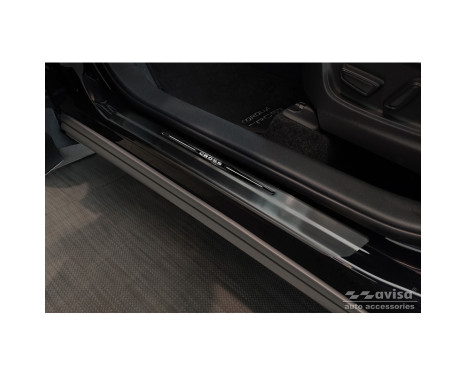 Stainless steel door sills suitable for Toyota Corolla Cross 2020 - 'Cross' 4-piece, Image 2