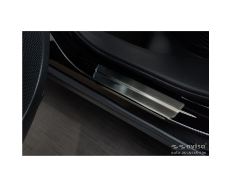 Stainless steel door sills suitable for Toyota Corolla Cross 2020 - 'Cross' 4-piece, Image 4