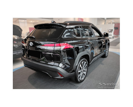 Stainless steel door sills suitable for Toyota Corolla Cross 2020 - 'Cross' 4-piece, Image 5