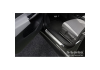 Stainless steel door sills suitable for Volkswagen ID.3 2020- - 'Lines' - 4-piece