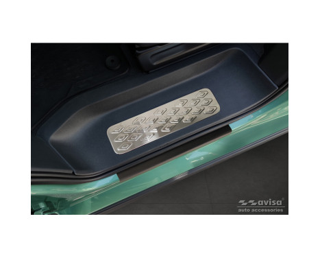Stainless steel door sills suitable for Volkswagen ID.Buzz 2022 - 2-piece