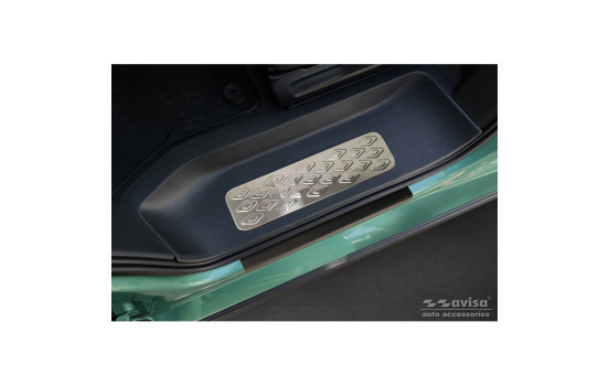 Stainless steel door sills suitable for Volkswagen ID.Buzz 2022 - 2-piece