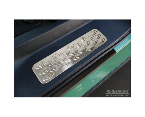 Stainless steel door sills suitable for Volkswagen ID.Buzz 2022 - 2-piece, Image 2