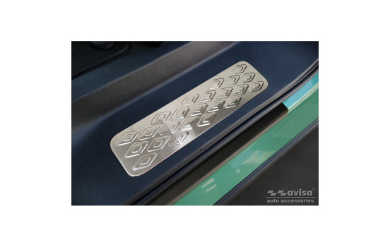Stainless steel door sills suitable for Volkswagen ID.Buzz 2022 - 2-piece, Image 2