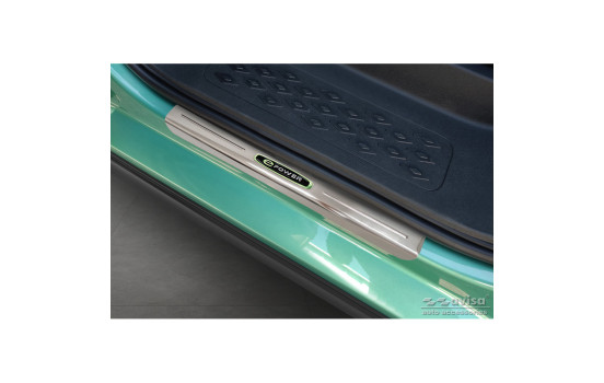 Stainless steel door sills suitable for Volkswagen ID.Buzz 2022 - 'E-Power' - 2-piece, Image 2