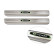 Stainless steel door sills suitable for Volkswagen ID.Buzz 2022 - 'E-Power' - 2-piece, Thumbnail 4