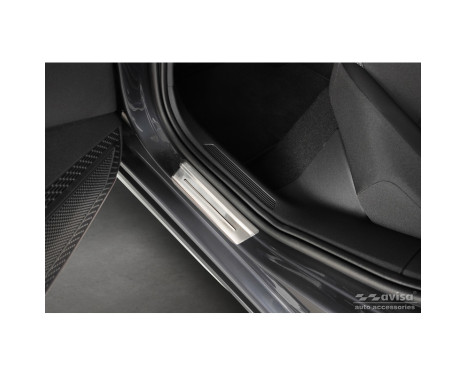 Stainless steel door sills suitable for Volkswagen Taigo 2021 - 'Exclusive Edition' - 4-piece, Image 4