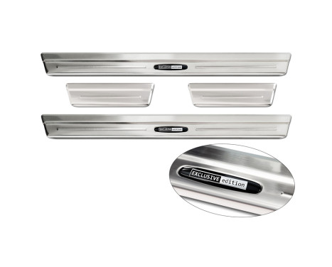 Stainless steel door sills suitable for Volkswagen Taigo 2021 - 'Exclusive Edition' - 4-piece, Image 5