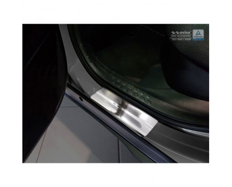 Stainless steel door sills Toyota C-HR 2016- - 'Exclusive' - 4-piece, Image 4