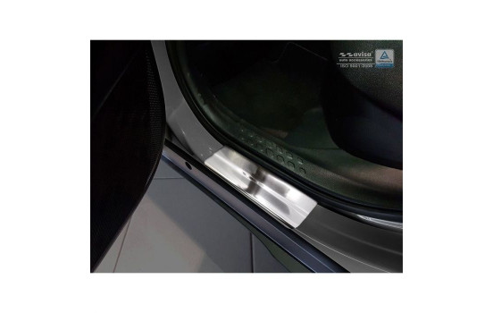 Stainless steel door sills Toyota C-HR 2016- - 'Exclusive' - 4-piece, Image 4