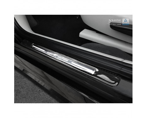 Universal door sill 'Special Edition' Black 3D Carbon / Aluminum (2 pieces), Image 3